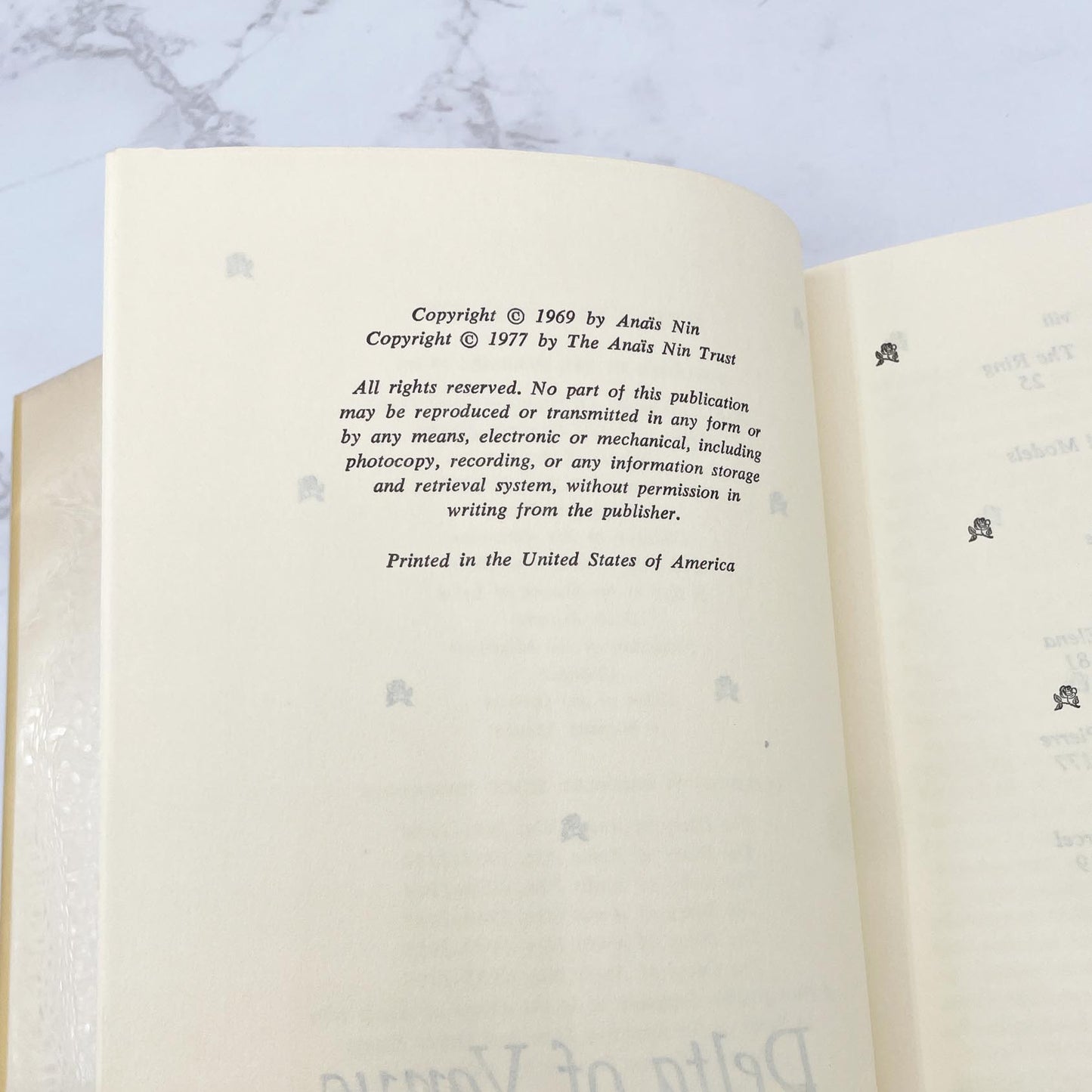 Delta of Venus: Erotica by Anaïs Nin [1978 HARDCOVER] BCE • HBJ