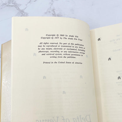 Delta of Venus: Erotica by Anaïs Nin [1978 HARDCOVER] BCE • HBJ