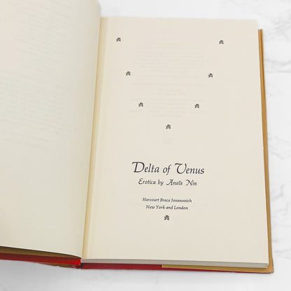 Delta of Venus: Erotica by Anaïs Nin [FIRST EDITION] 1978 • HBJ