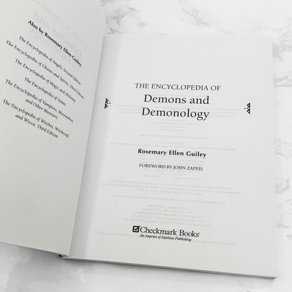 The Encyclopedia of Demons and Demonology by Rosemary Ellen Guiley [FIRST EDITION PAPERBACK] 2009 • Checkmark