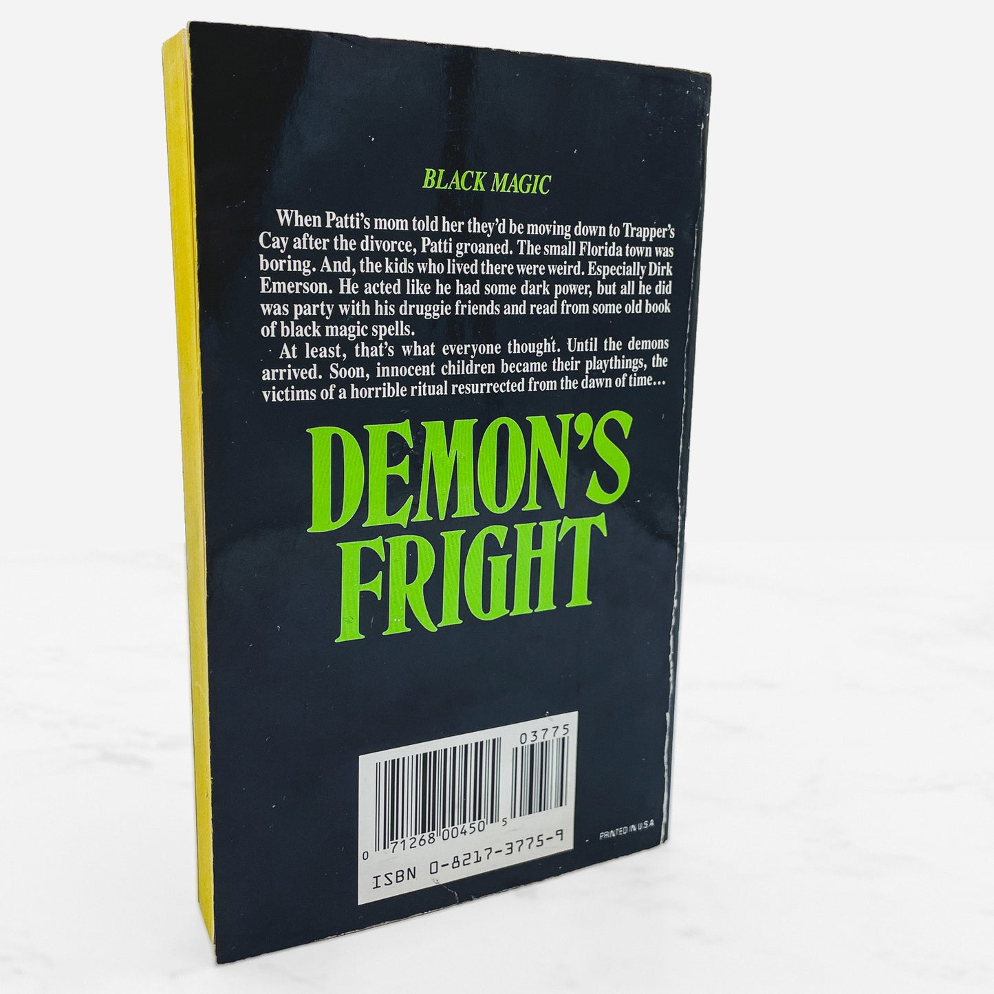 Demon's Fright by Penelope Banka Kreps [FIRST PAPERBACK PRINTING] 1992 • Zebra Horror