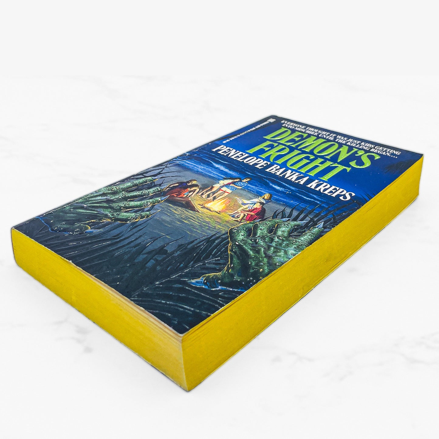 Demon's Fright by Penelope Banka Kreps [FIRST PAPERBACK PRINTING] 1992 • Zebra Horror