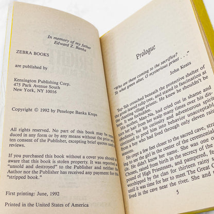 Demon's Fright by Penelope Banka Kreps [FIRST PAPERBACK PRINTING] 1992 • Zebra Horror