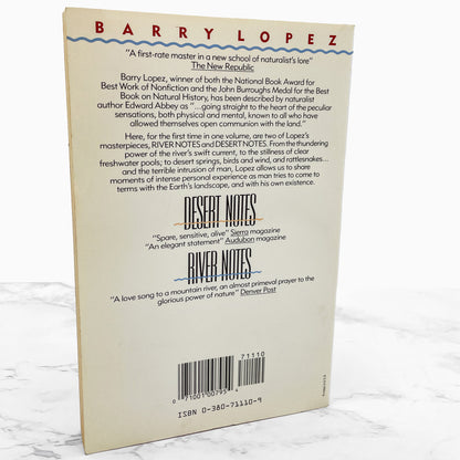 Desert Notes & River Notes by Barry Lopez [TRADE PAPERBACK OMNIBUS] 1990 • Avon Books