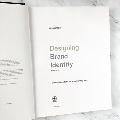 Designing Brand Identity by Alina Wheeler [THIRD EDITION] 2008 • John Wiley