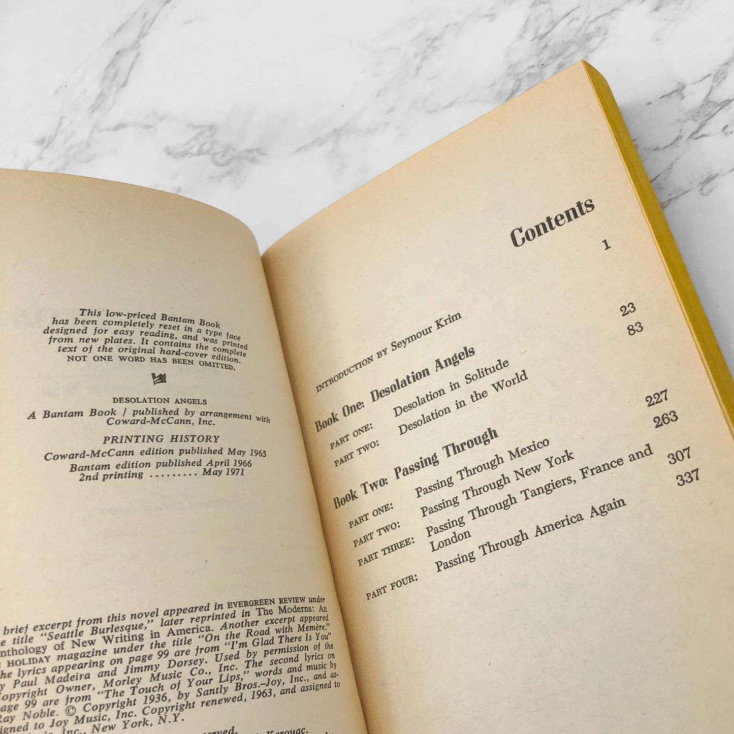 Desolation Angels by Jack Kerouac [1971 PAPERBACK] 2nd Printing • Bantam