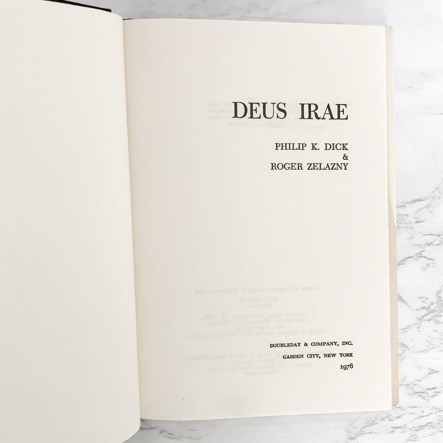 Deus Irae by Philip K. Dick & Roger Zelazny [FIRST EDITION • FIRST PRINTING] 1976 • Doubleday
