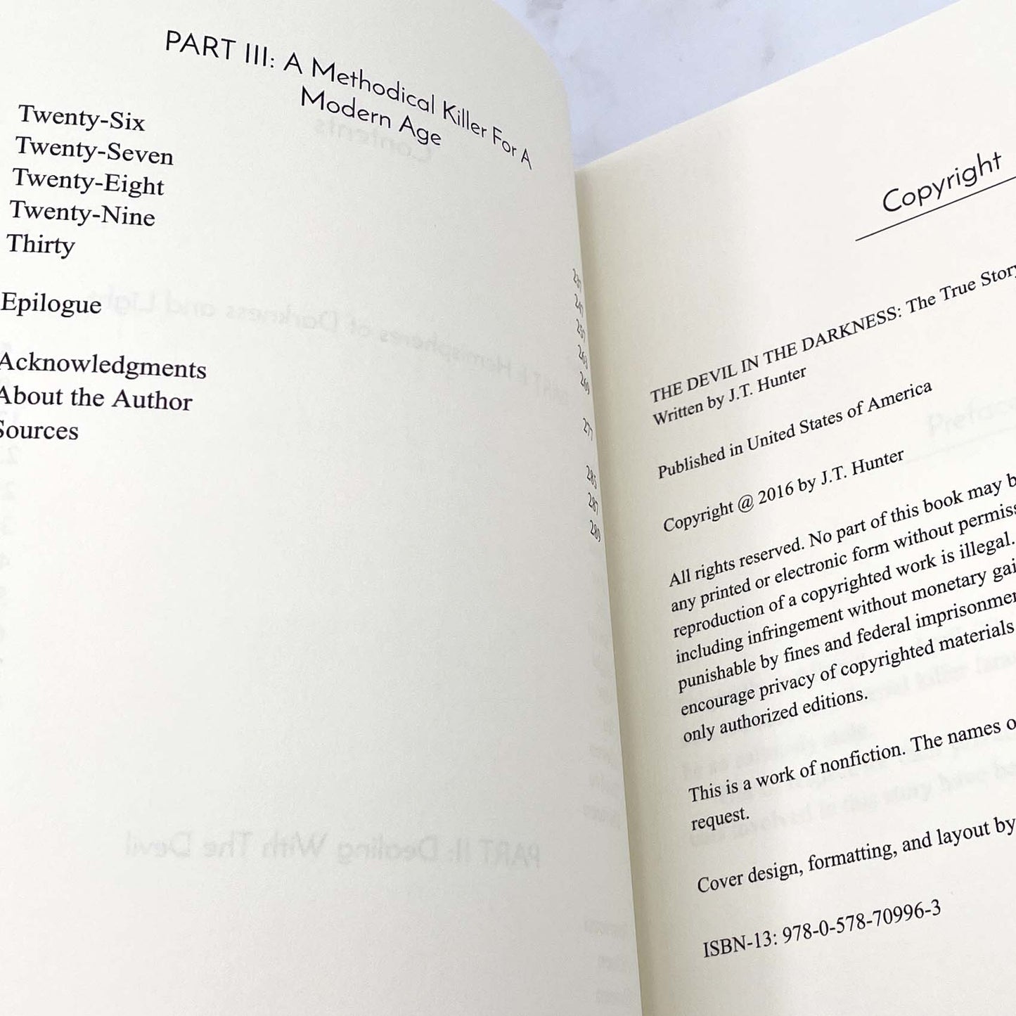 Devil in The Darkness: The True Story of Serial Killer Israel Keyes by J.T. Hunter [TRADE PAPERBACK] 2020