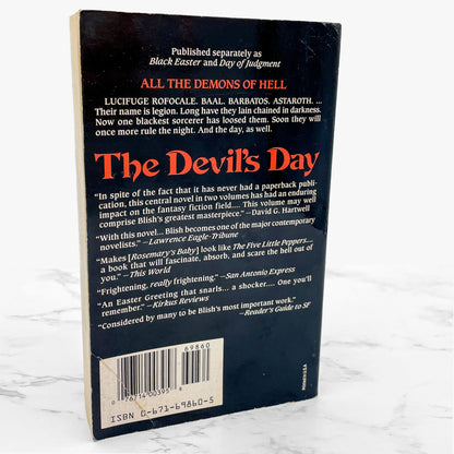 The Devil's Day: Black Easter and The Day After Judgment by James Blish [FIRST PAPERBACK PRINTING] 1990 • Baen