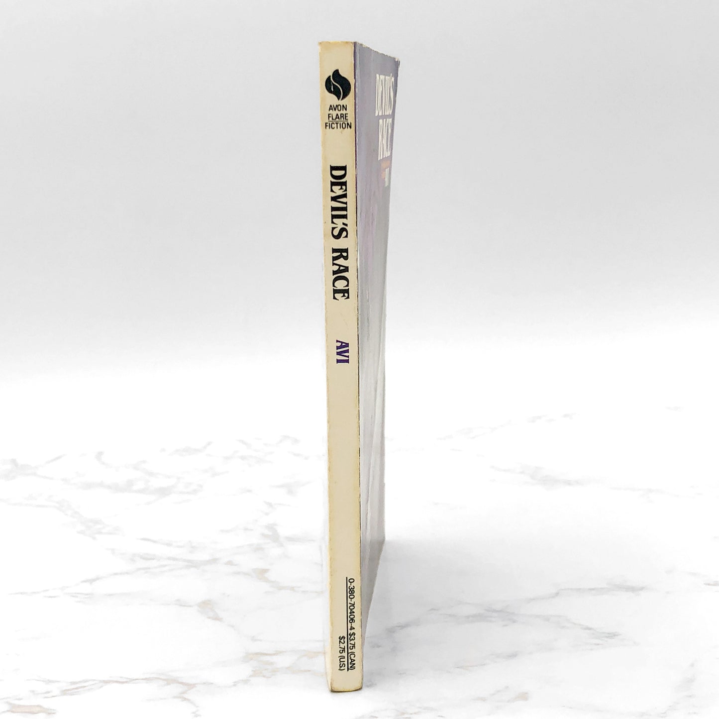 Devil's Race by Avi [FIRST PAPERBACK EDITION] 1987 • Avon Flare