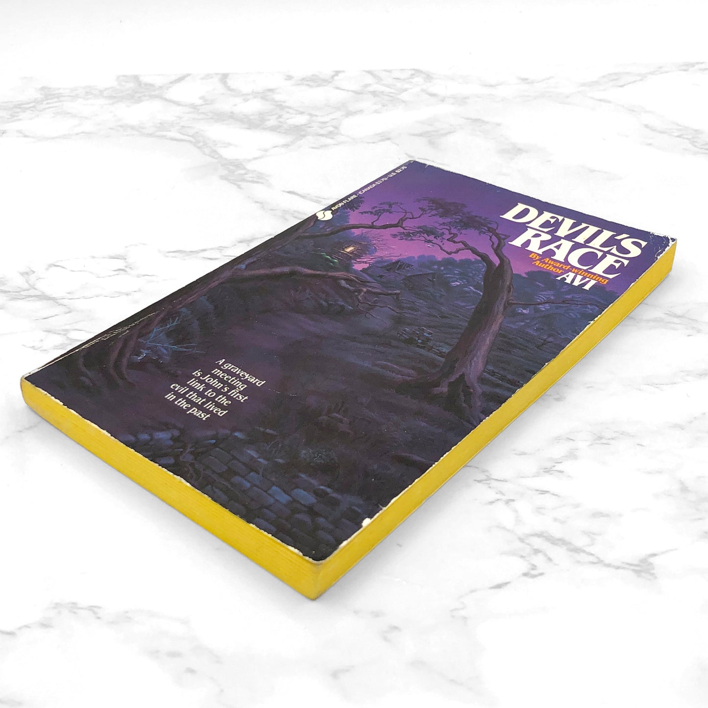 Devil's Race by Avi [FIRST PAPERBACK EDITION] 1987 • Avon Flare