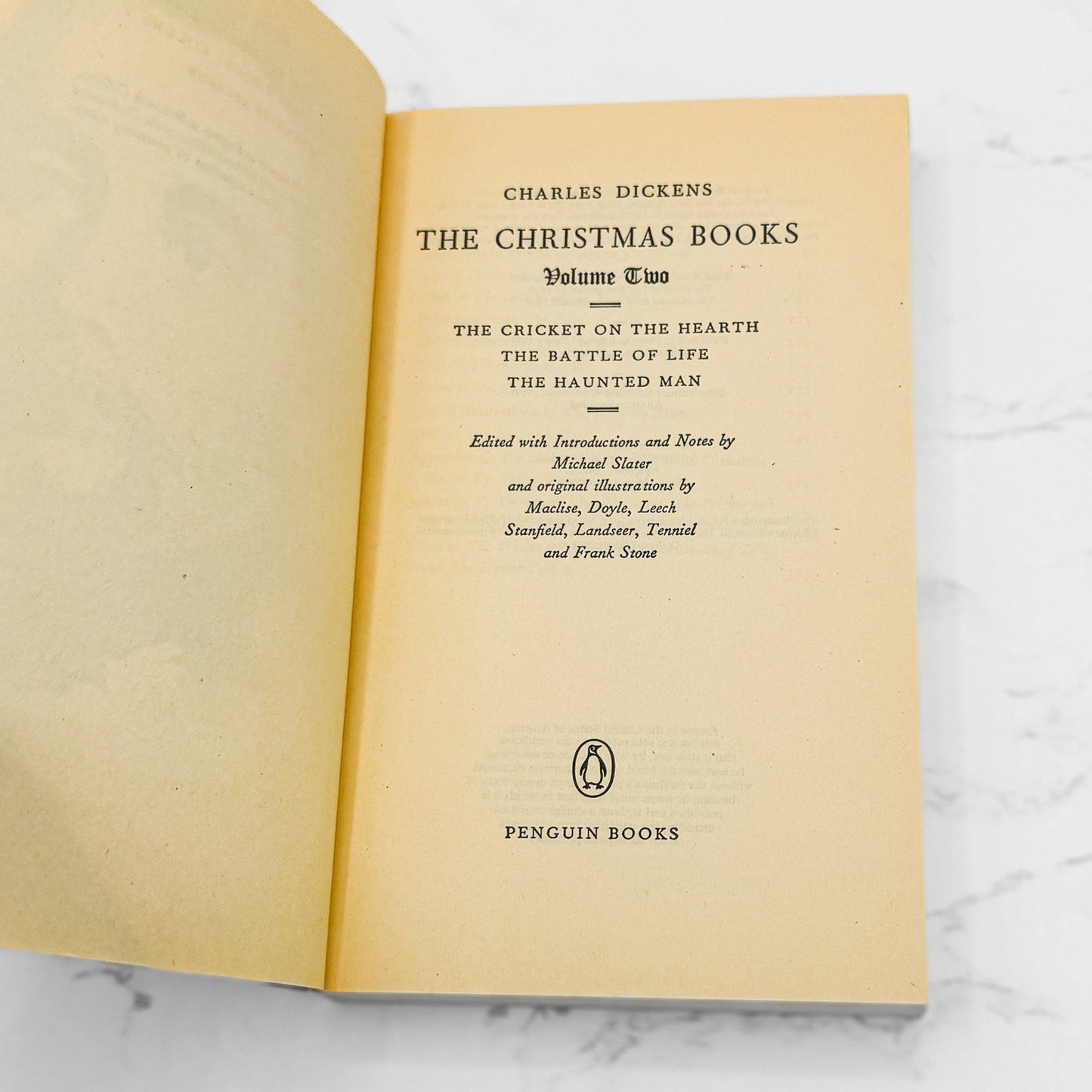 The Christmas Books Vol. 2 by Charles Dickens [U.K. PAPERBACK] 1978 • Penguin