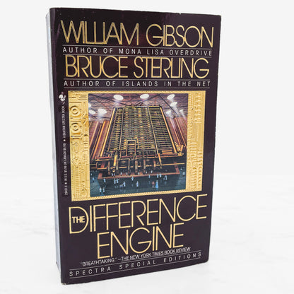 The Difference Engine by William Gibson & Bruce Sterling [FIRST PAPERBACK EDITION] 1992 • Bantam Spectra