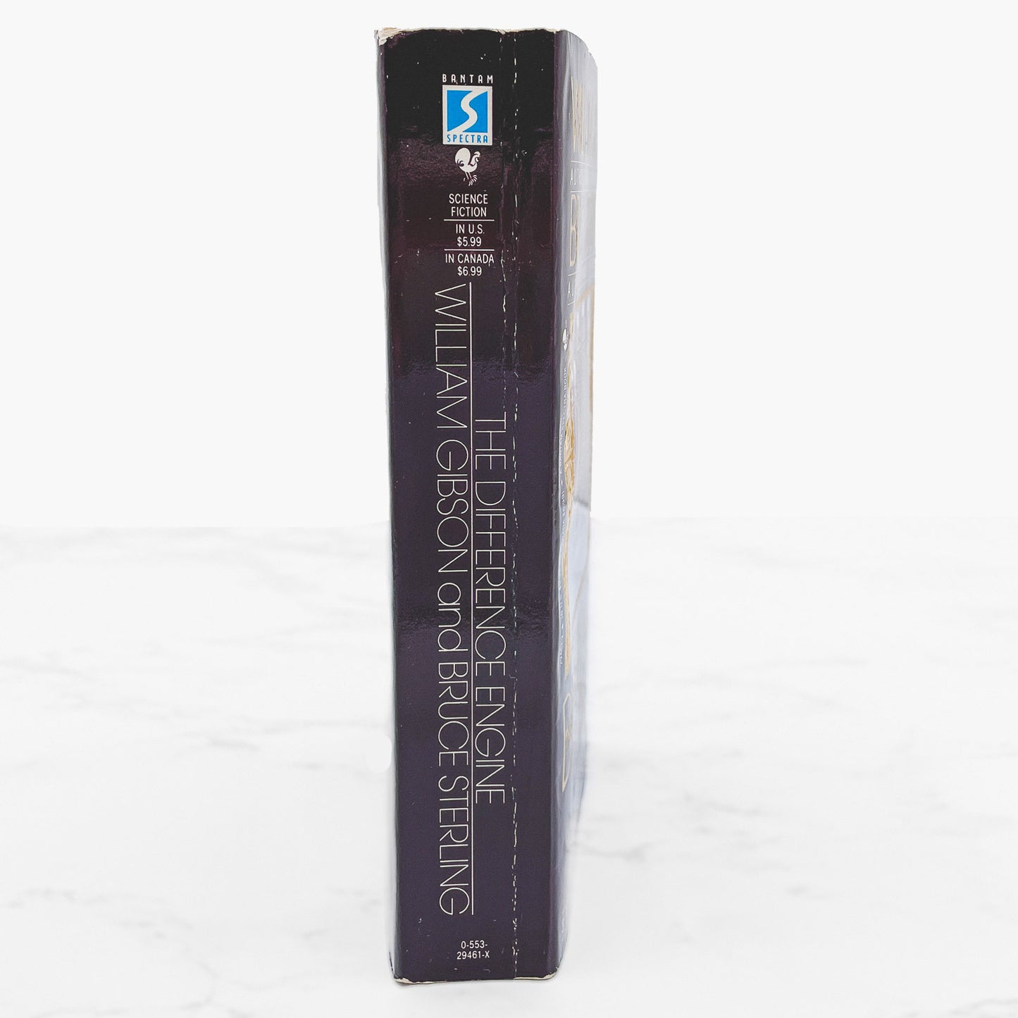The Difference Engine by William Gibson & Bruce Sterling [FIRST PAPERBACK EDITION] 1992 • Bantam Spectra