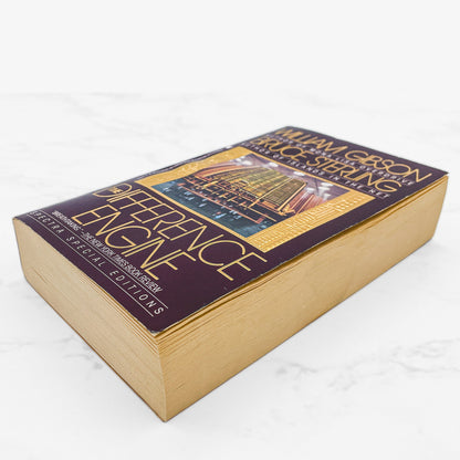 The Difference Engine by William Gibson & Bruce Sterling [FIRST PAPERBACK EDITION] 1992 • Bantam Spectra