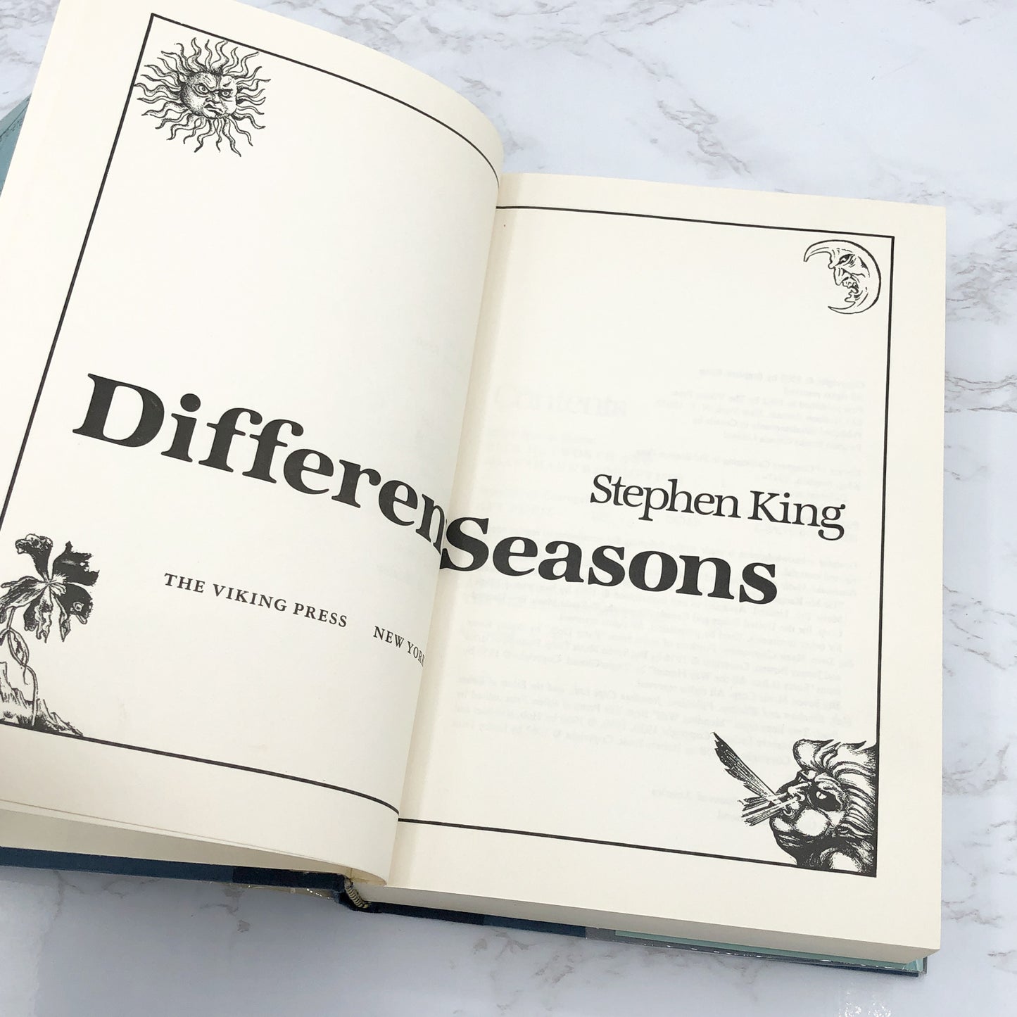 Different Seasons by Stephen King [FIRST EDITION • FIRST PRINTING] 1982 • The Viking Press