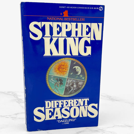 Different Seasons by Stephen King [FIRST PAPERBACK PRINTING] 1983 • Blue Variant