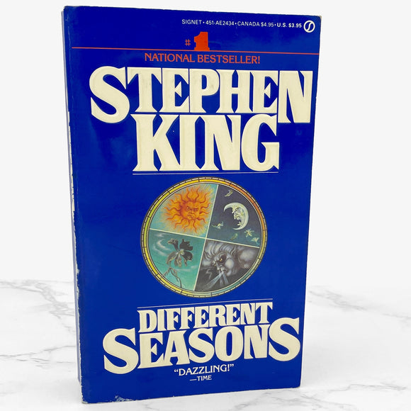 Different Seasons by Stephen King [FIRST PAPERBACK PRINTING] 1983 • Blue Variant