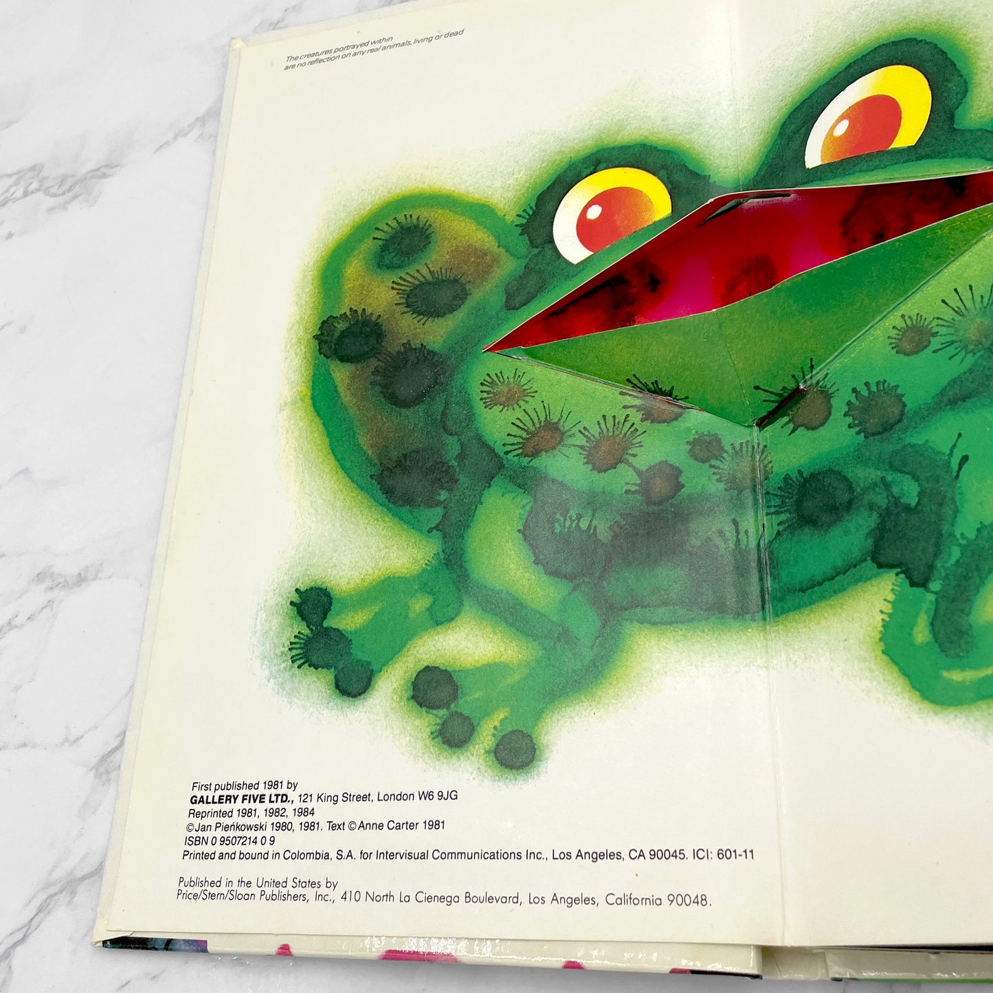 Dinner Time by Jan Pieńkowski [FIRST EDITION POP-UP BOOK] 1984 • Price Stern Sloan