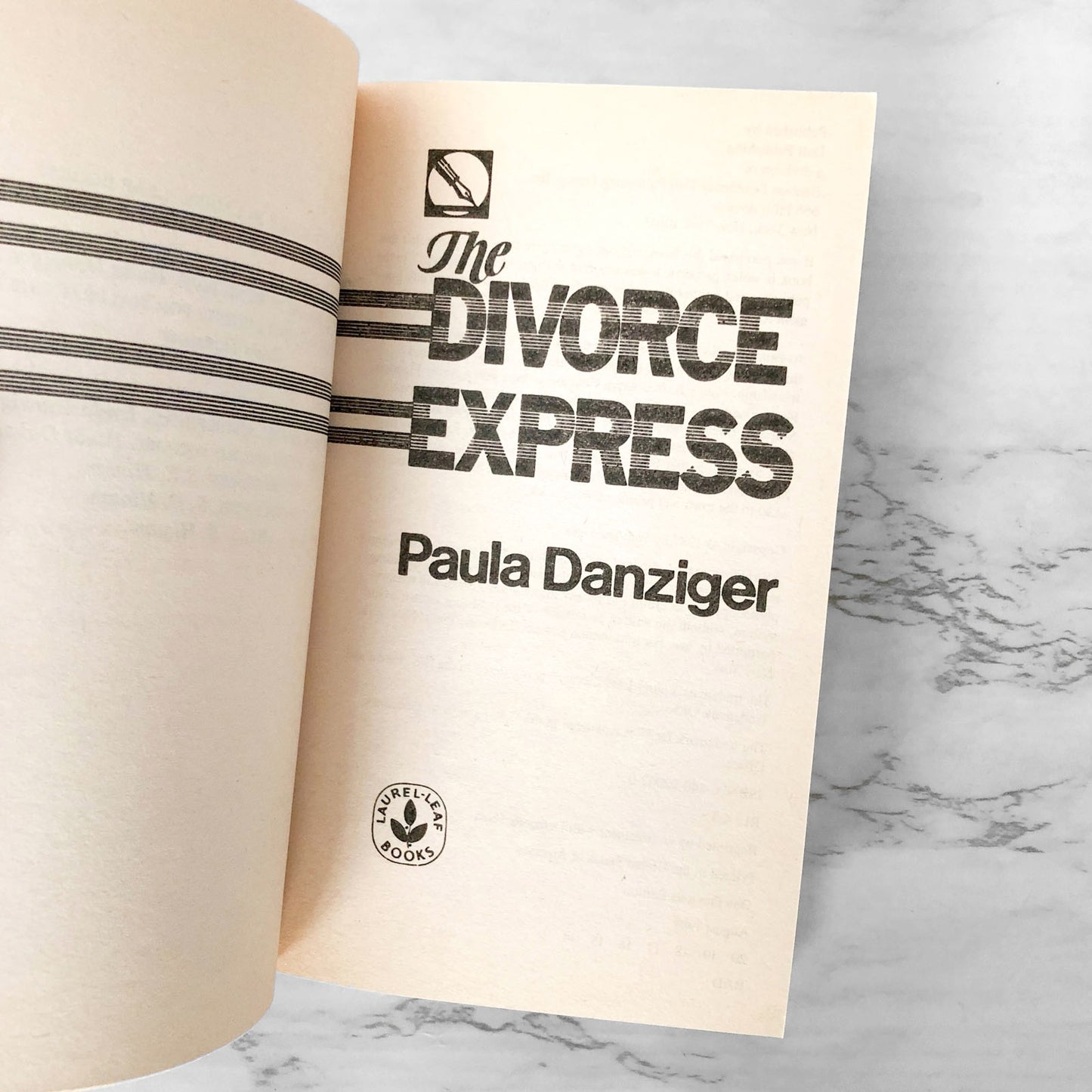 The Divorce Express by Paula Danziger [1988 PAPERBACK] • Dell Laurel-Leaf