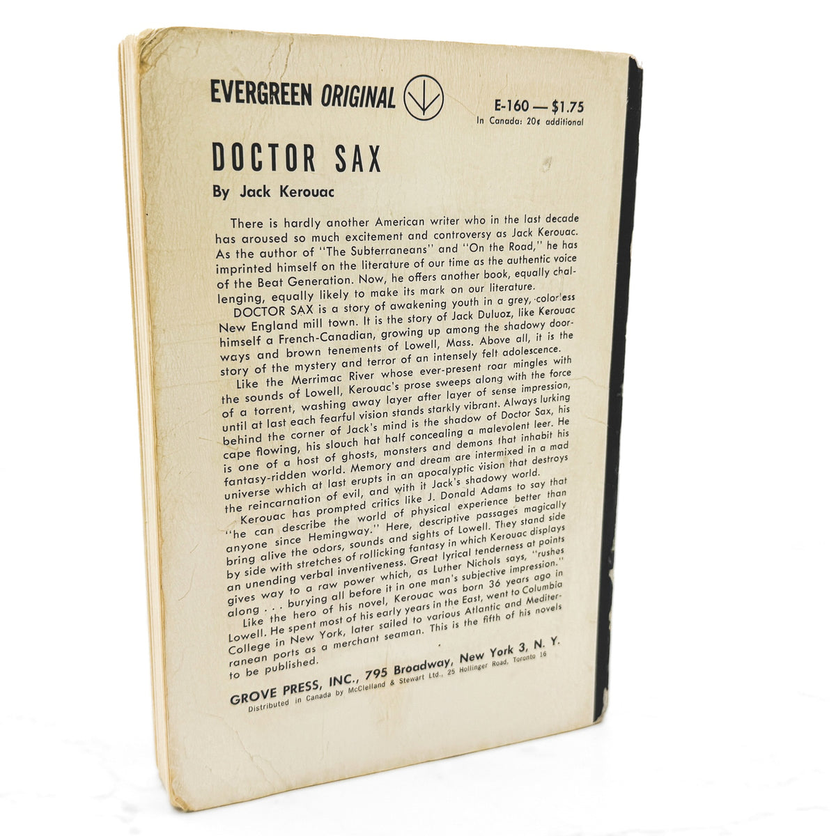Doctor Sax by Jack Kerouac [FIRST EDITION PAPERBACK] 1959 • Grove Press
