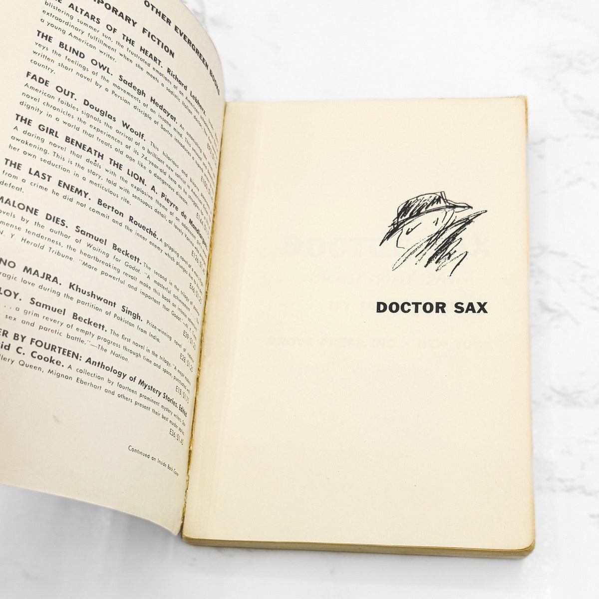Doctor Sax by Jack Kerouac [FIRST EDITION PAPERBACK] 1959 • Grove Press