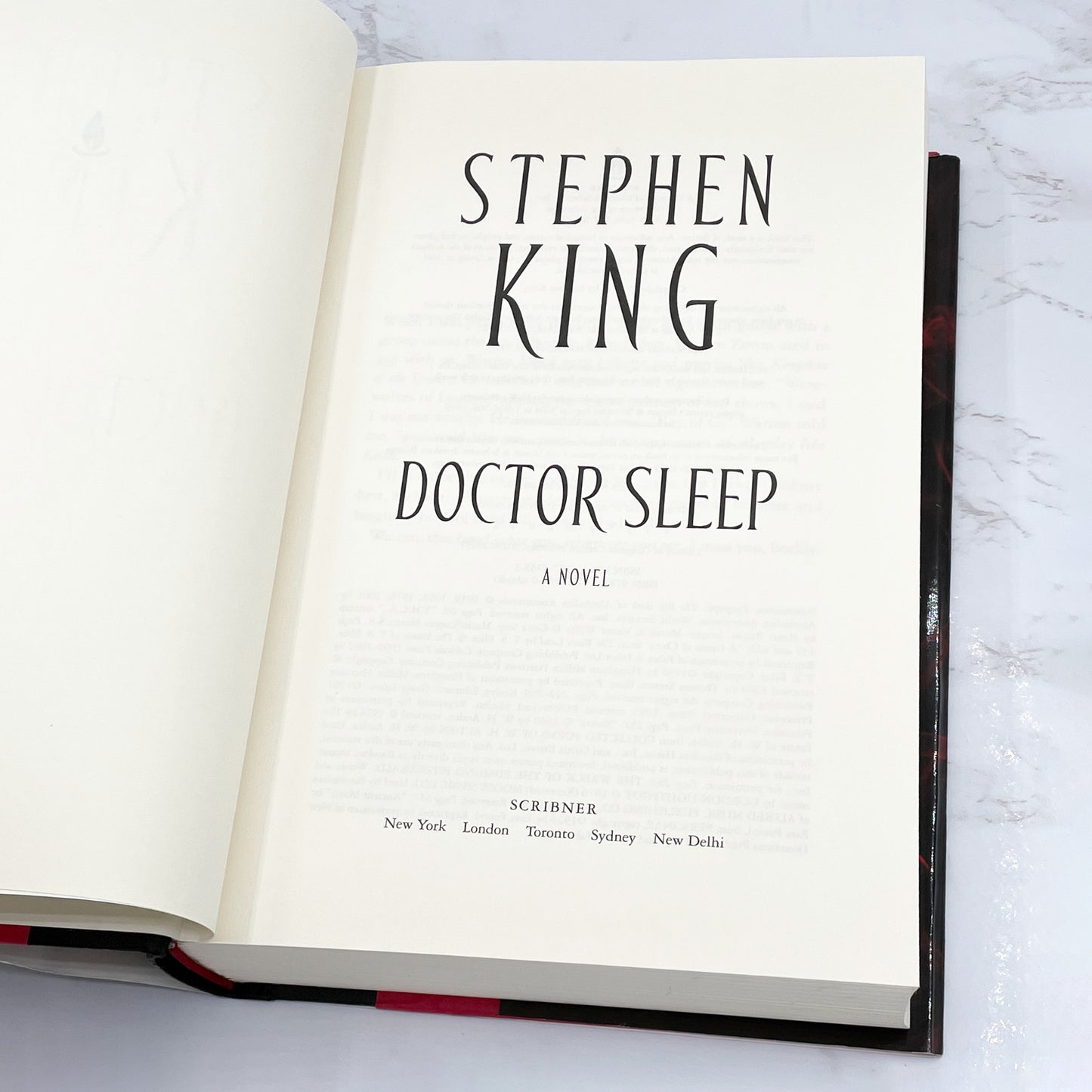 Doctor Sleep by Stephen King [FIRST EDITION • FIRST PRINTING] 2013 • Scribner