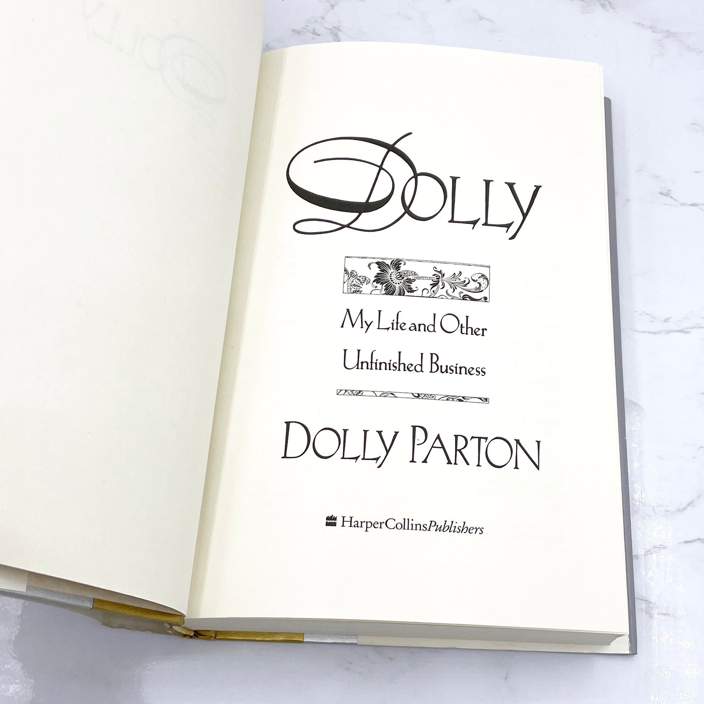 Dolly: My Life & Other Unfinished Business by Dolly Parton [FIRST EDITION] 1994 • Harper Collins