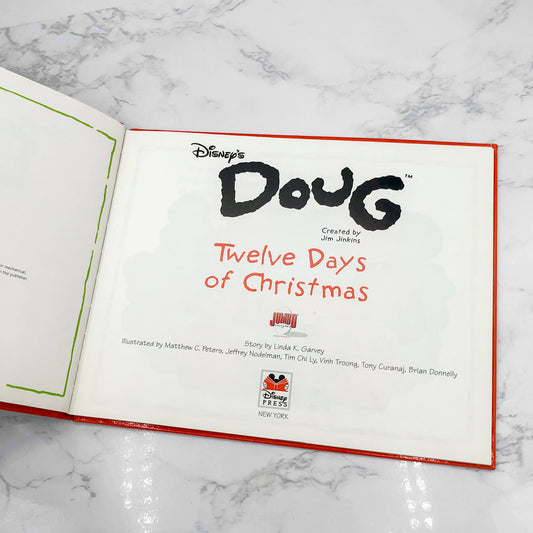 DOUG Twelve Days Of Christmas by Linda K. Garvey [FIRST EDITION] 1998 • Disney Press