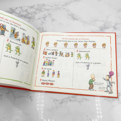 DOUG Twelve Days Of Christmas by Linda K. Garvey [FIRST EDITION] 1998 • Disney Press