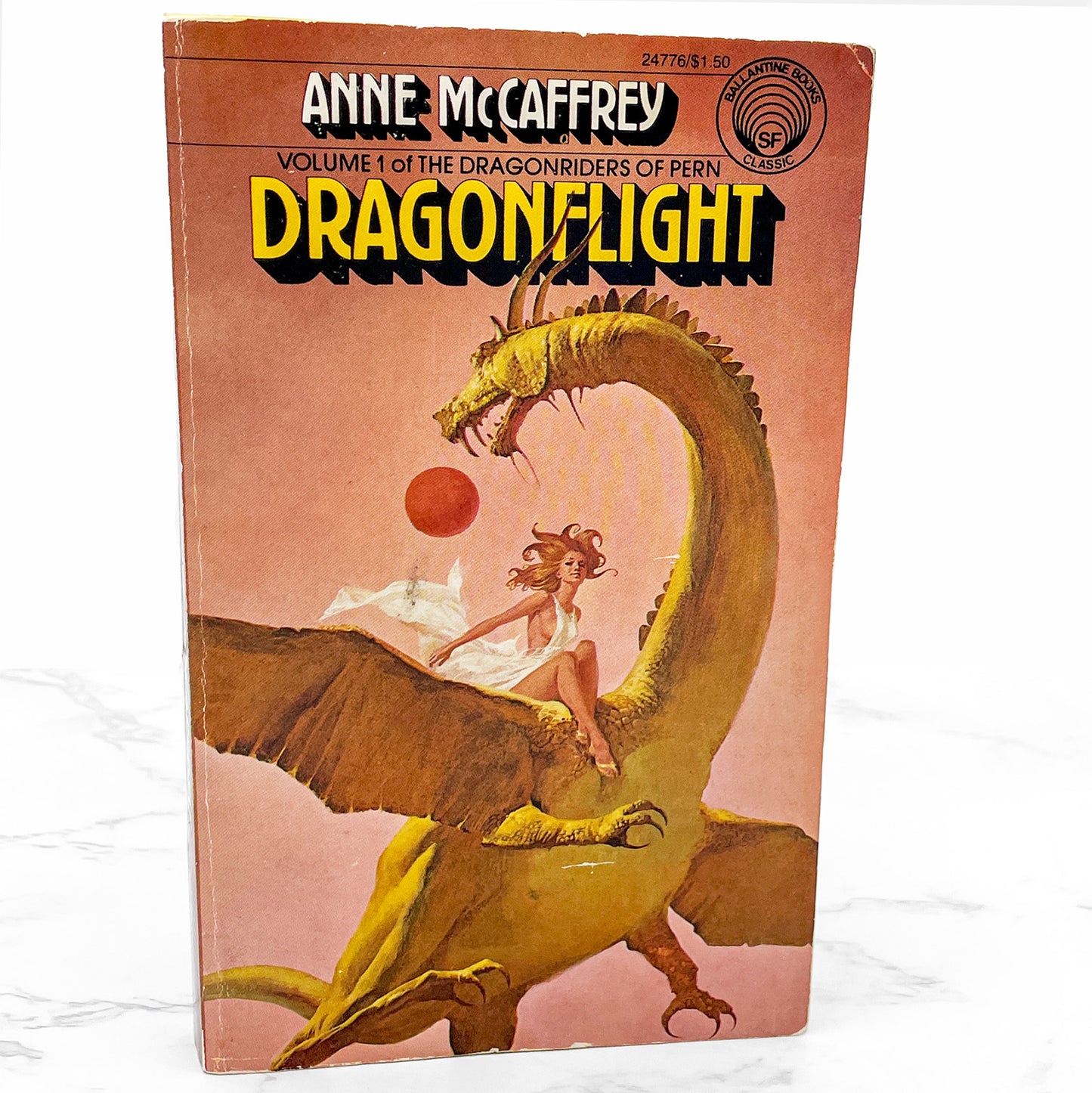 Dragonflight by Anne McCaffrey [1976 PAPERBACK] • Ballantine