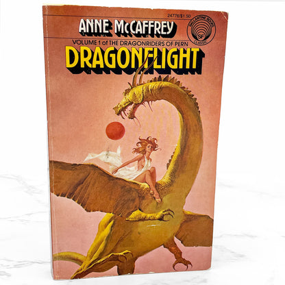 Dragonflight by Anne McCaffrey [1976 PAPERBACK] • Ballantine