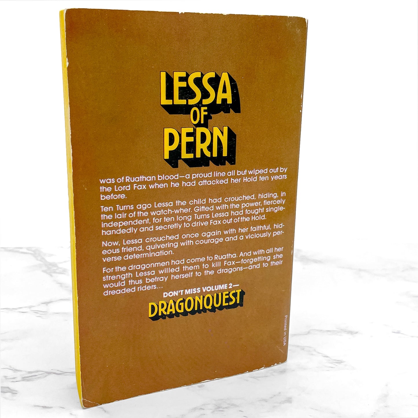 Dragonflight by Anne McCaffrey [1976 PAPERBACK] • Ballantine