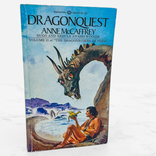Dragonquest by Anne McCaffrey [FIRST PAPERBACK EDITION] 1974 • Ballantine