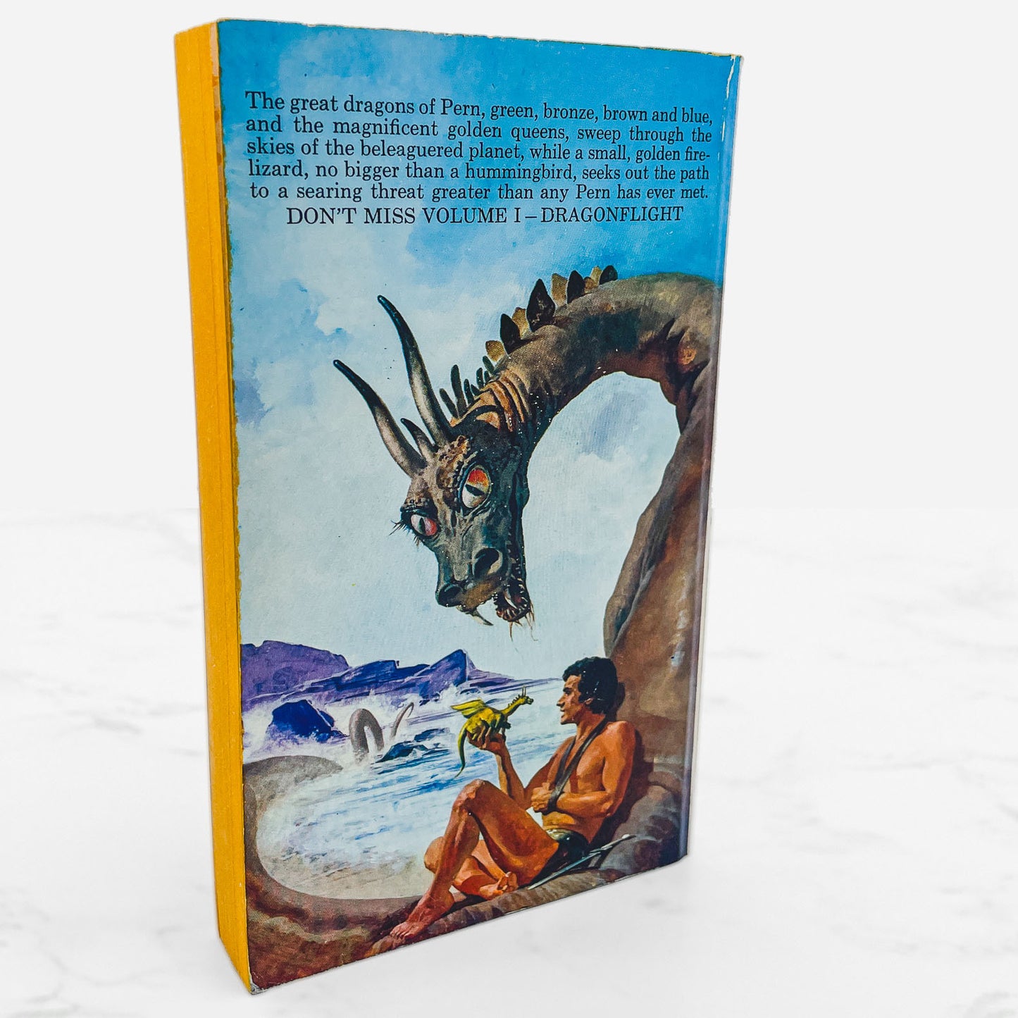 Dragonquest by Anne McCaffrey [FIRST PAPERBACK EDITION] 1974 • Ballantine