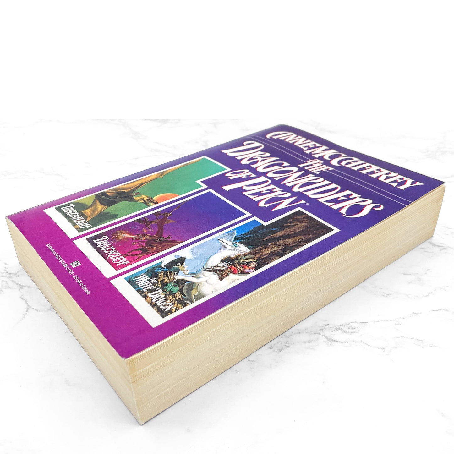 The Dragonriders of Pern (Dragonflight, Dragonquest, The White Dragon) by Anne McCaffrey [FIRST EDITION OMNIBUS] 1988 • Del-Rey