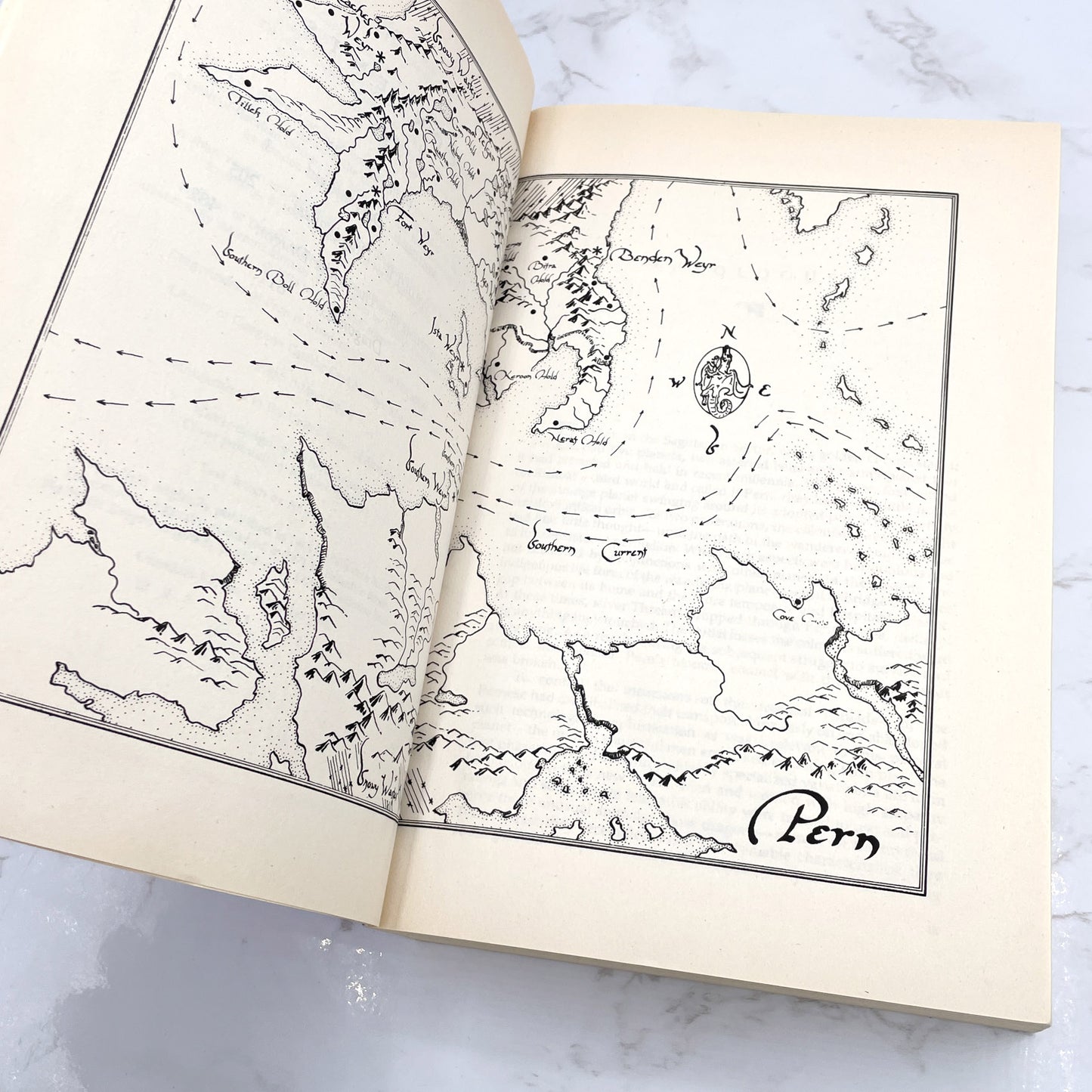 The Dragonriders of Pern (Dragonflight, Dragonquest, The White Dragon) by Anne McCaffrey [FIRST EDITION OMNIBUS] 1988 • Del-Rey