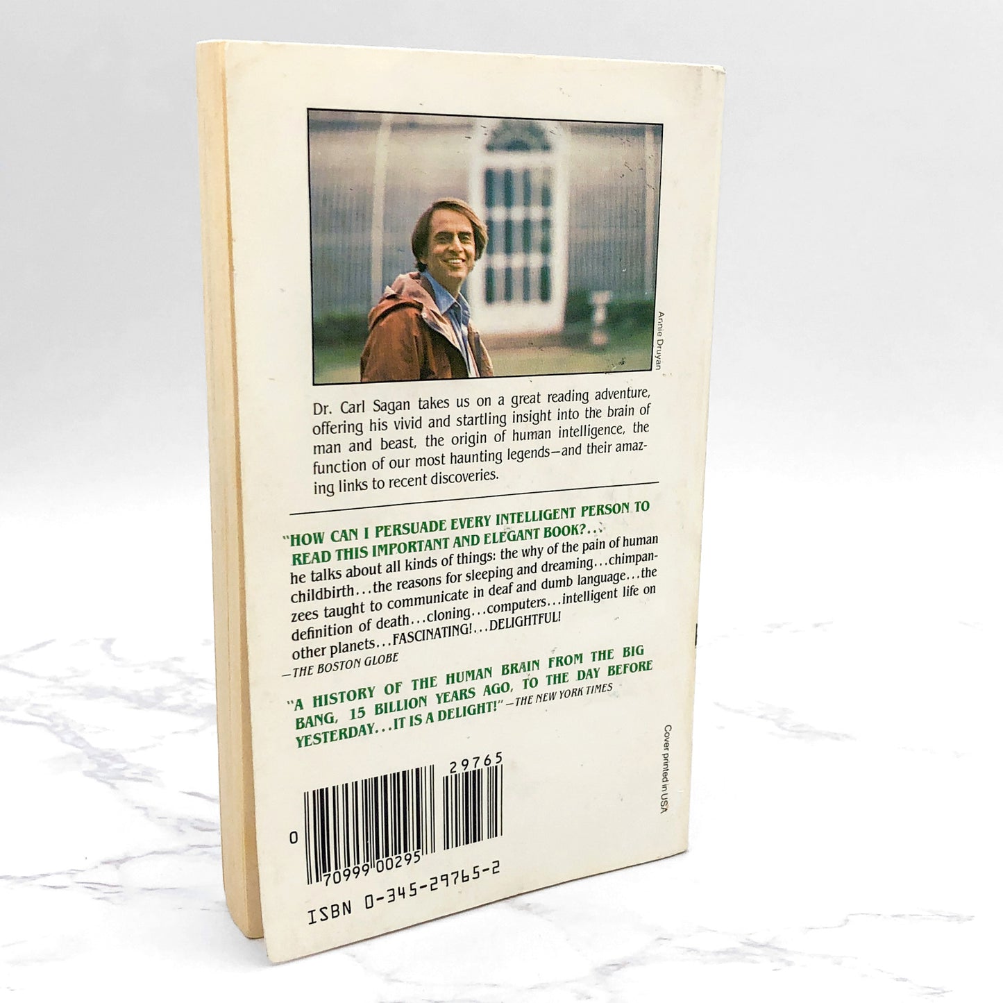 The Dragons of Eden by Carl Sagan [1981 PAPERBACK] • Ballantine