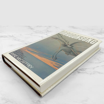 Dragonsong by Anne McCaffrey [FIRST EDITION] 1976 • 7th Print / 1985 • Atheneum • Mint!