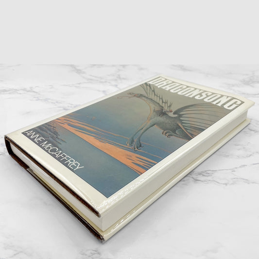 Dragonsong by Anne McCaffrey [FIRST EDITION] 1976 • 7th Print / 1985 • Atheneum • Mint!