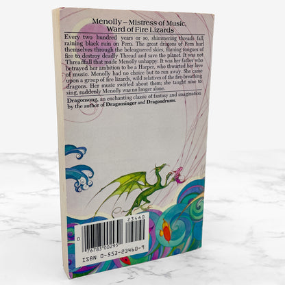 Dragonsong by Anne McCaffrey [FIRST PAPERBACK EDITION] • 14th Print /  1983 • Bantam