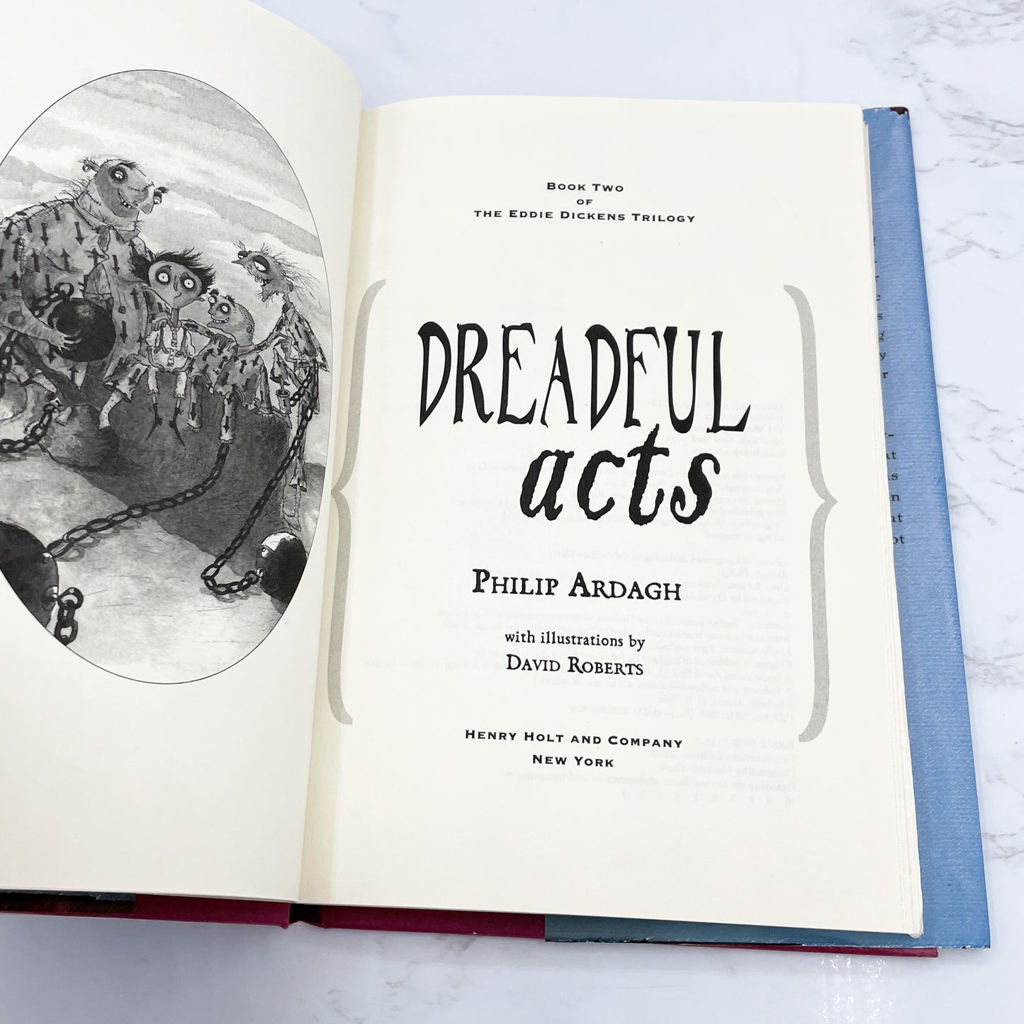 Dreadful Acts by Philip Ardagh & David Roberts [FIRST EDITION] 2001 • Eddie Dickens #2