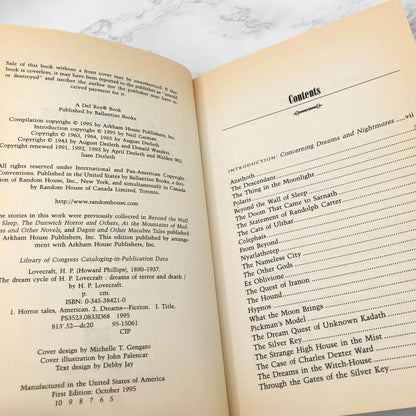 The Dream Cycle of H.P. Lovecraft: Dreams of Terror & Death [FIRST EDITION] 1995 • Del-Rey