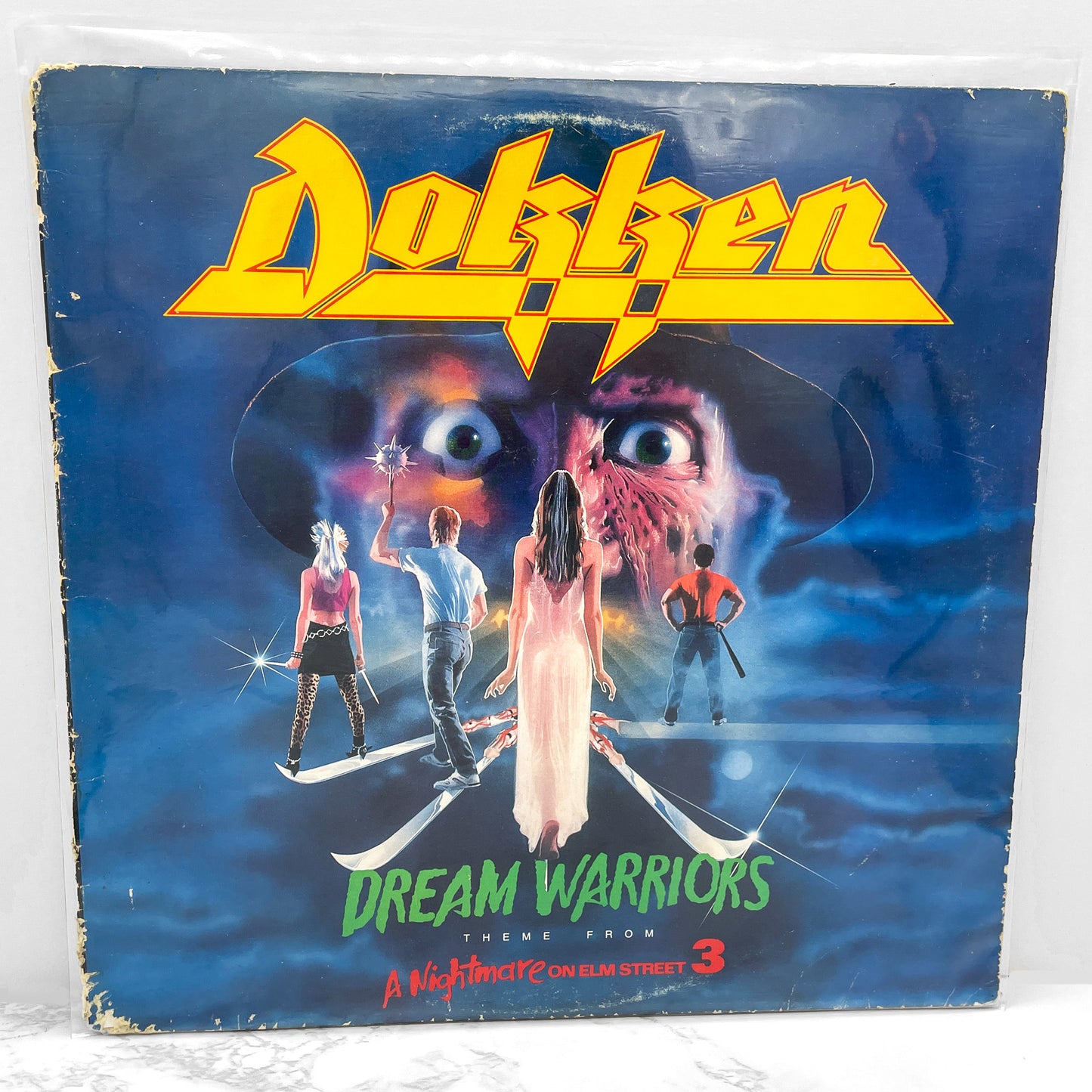 Dokken – Dream Warriors (Theme From A Nightmare On Elm Street 3) [12" VINYL E.P.] 1987 • Elektra