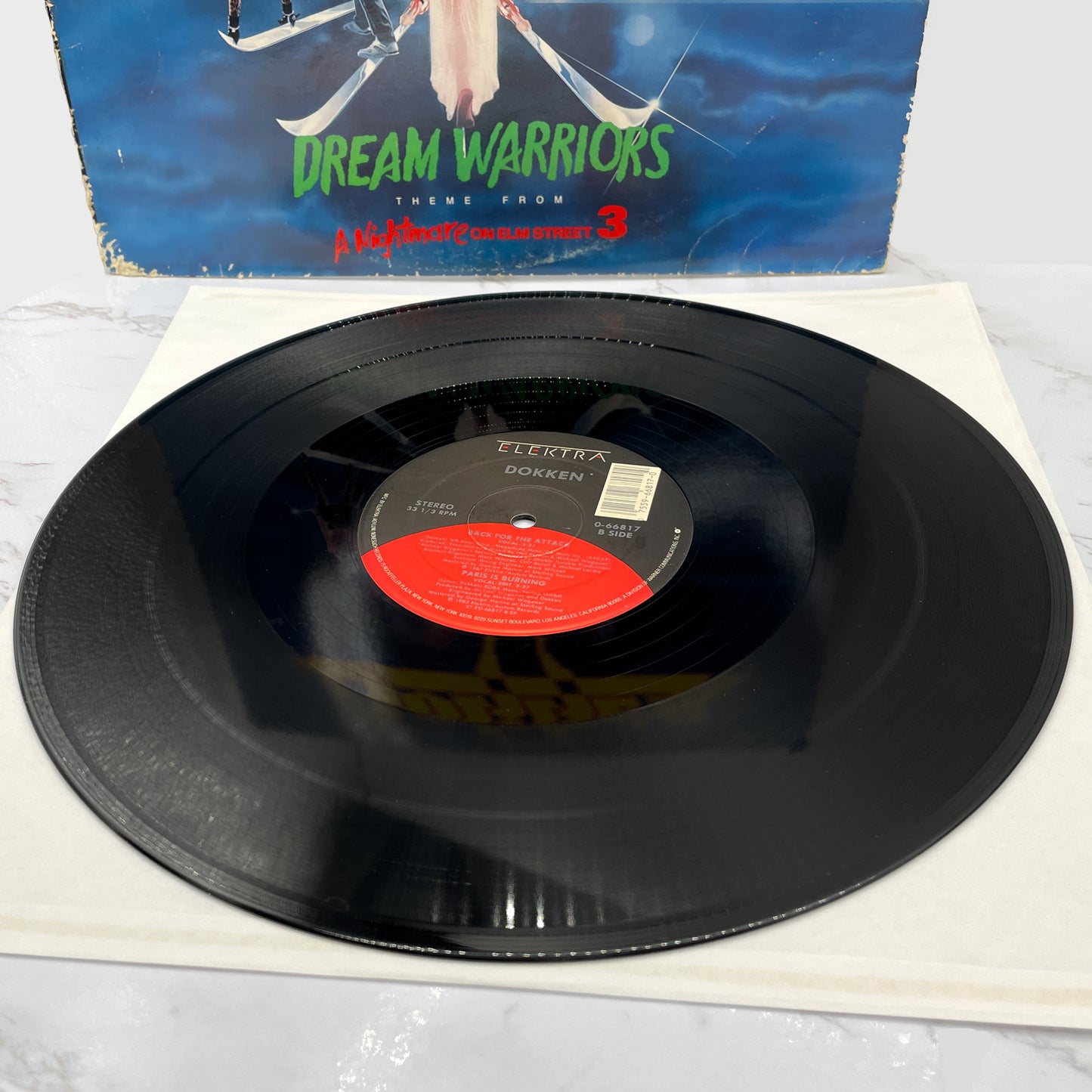 Dokken – Dream Warriors (Theme From A Nightmare On Elm Street 3) [12" VINYL E.P.] 1987 • Elektra
