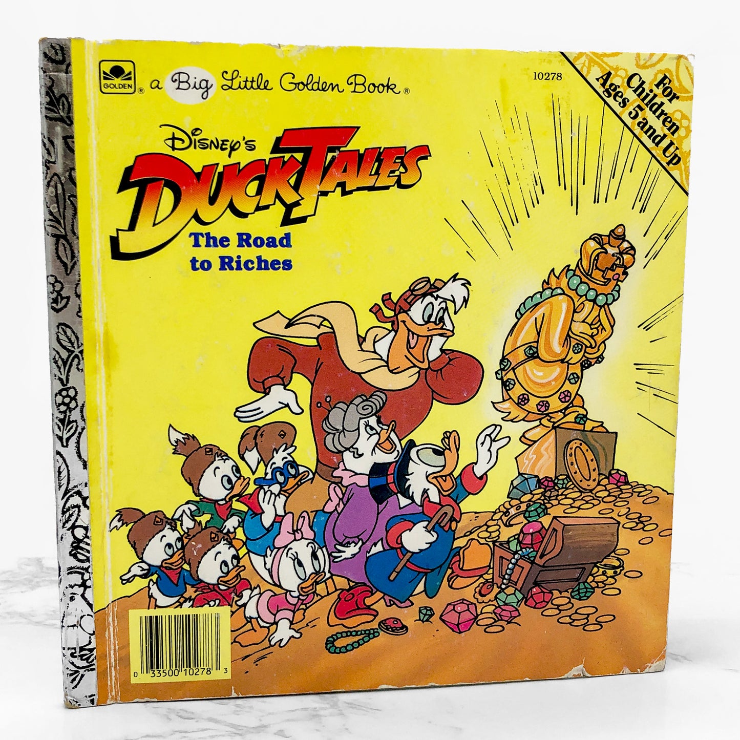 Disney's Duck Tales: The Road to Riches [FIRST EDITION] 1987 • A Big Little Golden Book