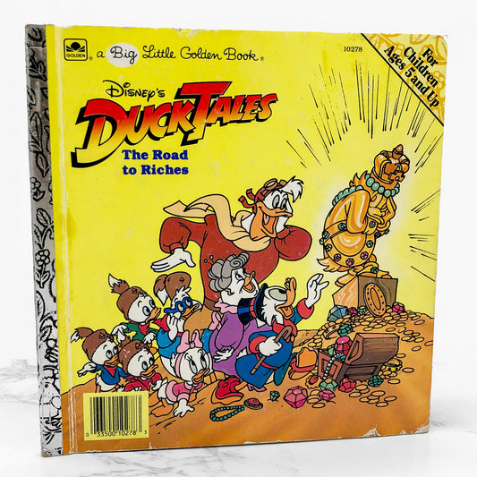 Disney's Duck Tales: The Road to Riches [FIRST EDITION] 1987 • A Big Little Golden Book