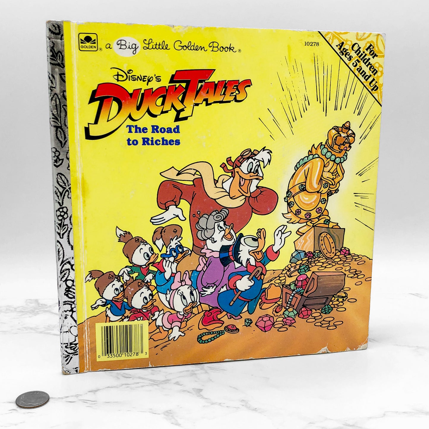 Disney's Duck Tales: The Road to Riches [FIRST EDITION] 1987 • A Big Little Golden Book