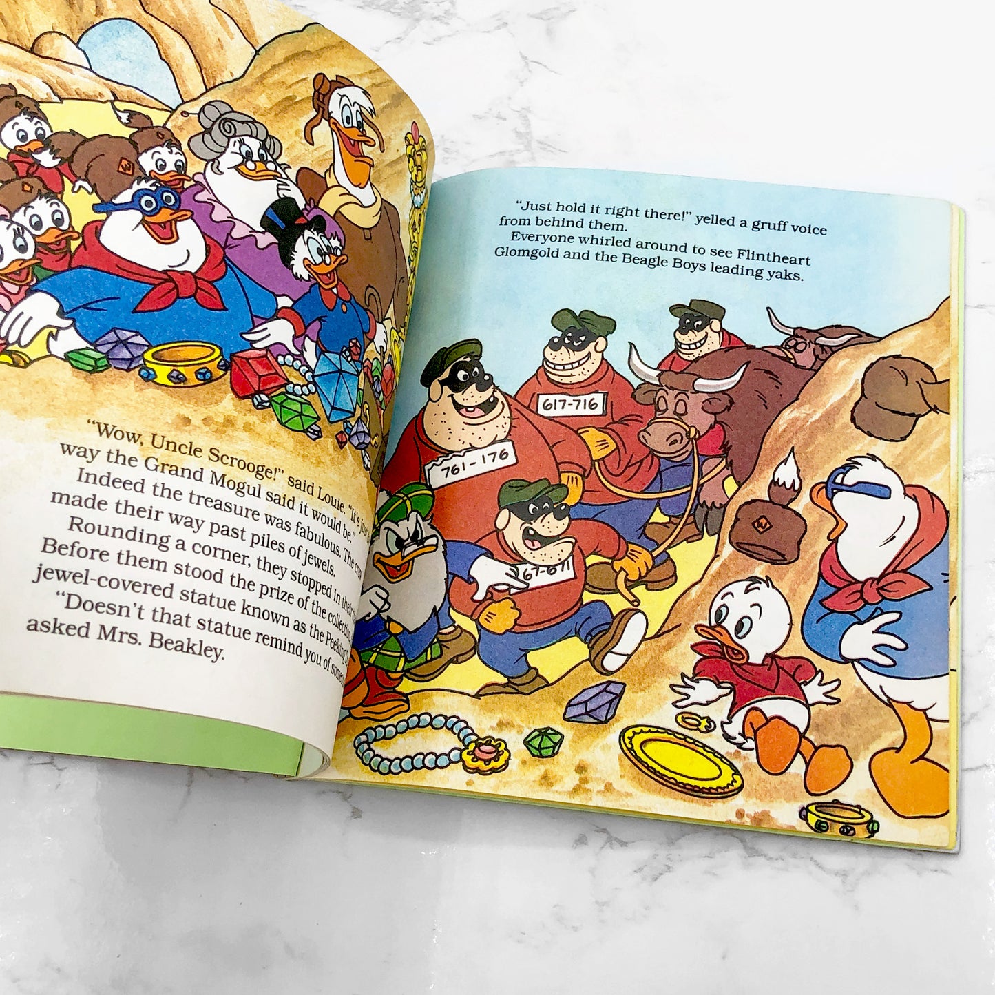 Disney's Duck Tales: The Road to Riches [FIRST EDITION] 1987 • A Big Little Golden Book