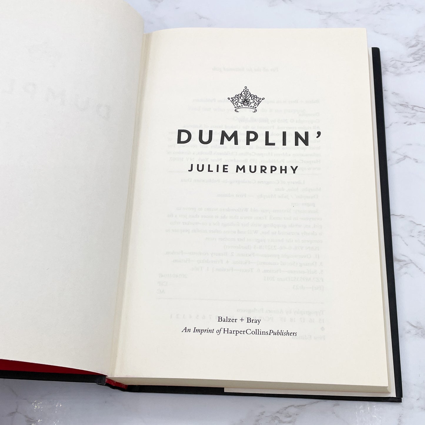 Dumplin' by Julie Murphy [FIRST EDITION • FIRST PRINTING] 2015 • Balzer + Bray